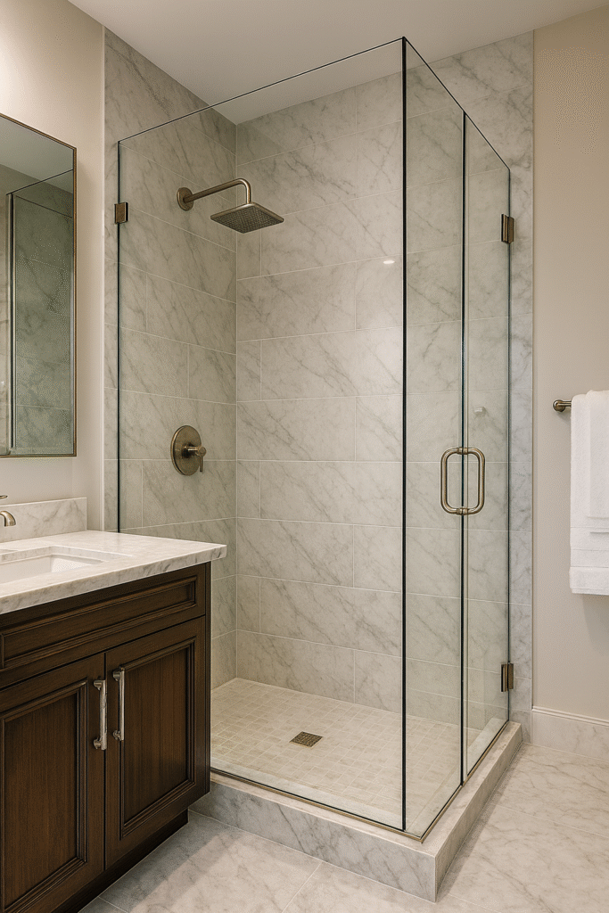 hotel glass shower door installation service nyc